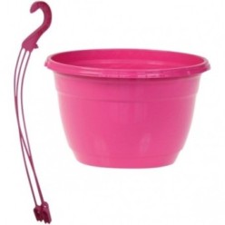 Ghiveci colorate suspendate cu agatator 25cm